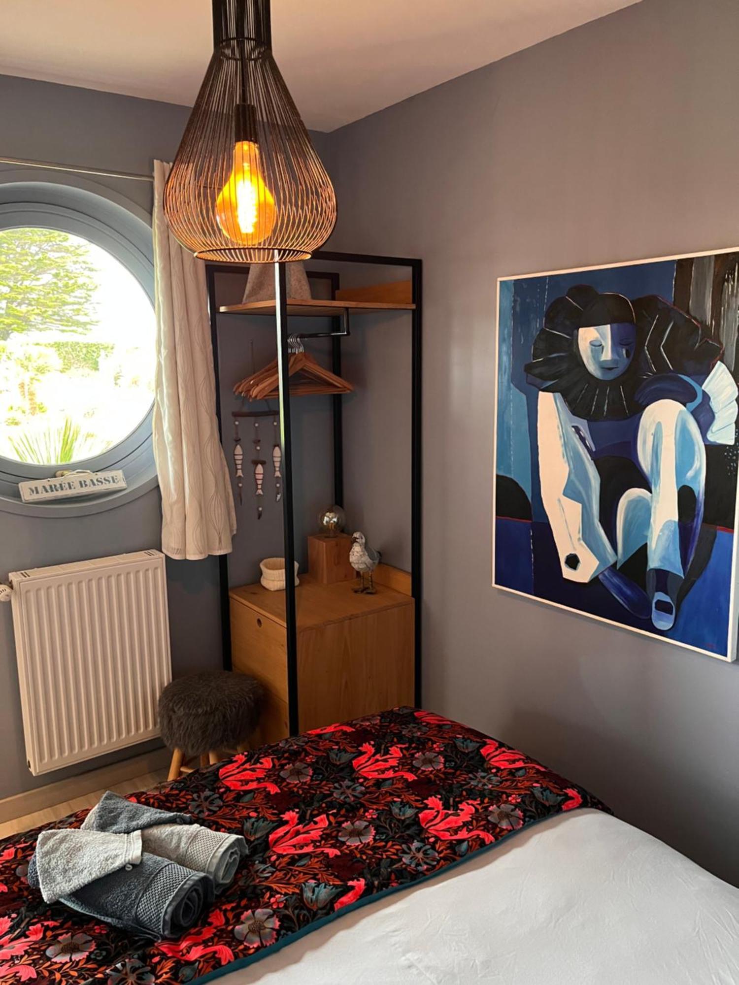 La Maison Bateau Au Bord De Mer Guissény エクステリア 写真